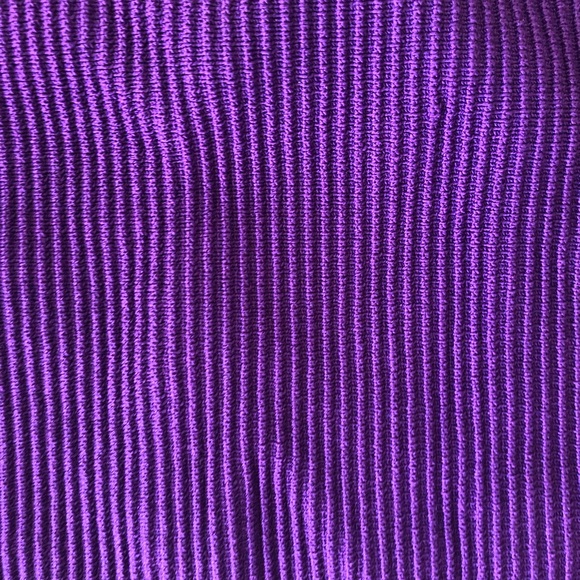 Aritzia Babaton Purple Ribbed Tube Top - Picture 3 of 7
